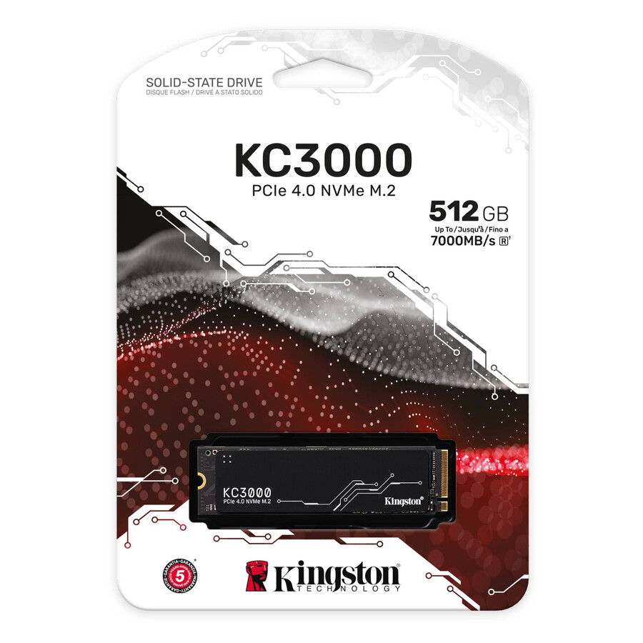 ssd kc3000 pcie 4.0 nvme m.2 - capacidad = 4096 gb