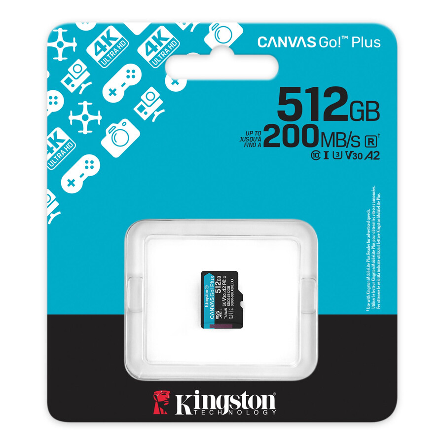 tarjeta de memoria microsd canvas go plus - número de pieza sdcg464gbsp