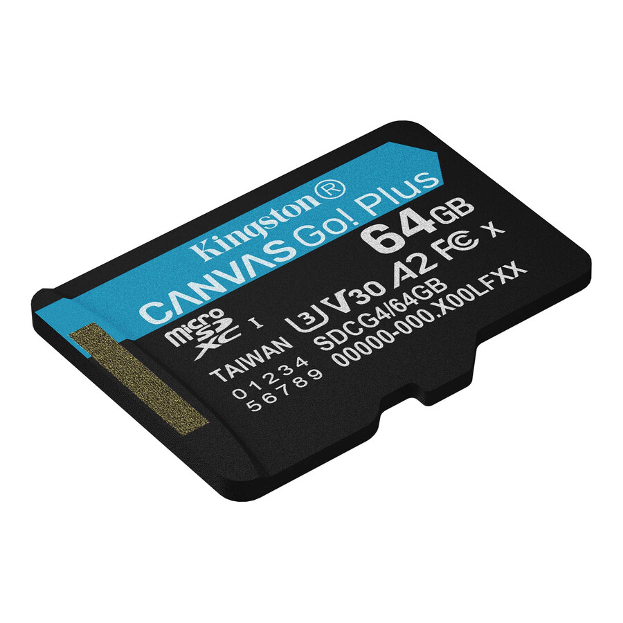 tarjeta de memoria microsd canvas go plus - número de pieza sdcg464gbsp