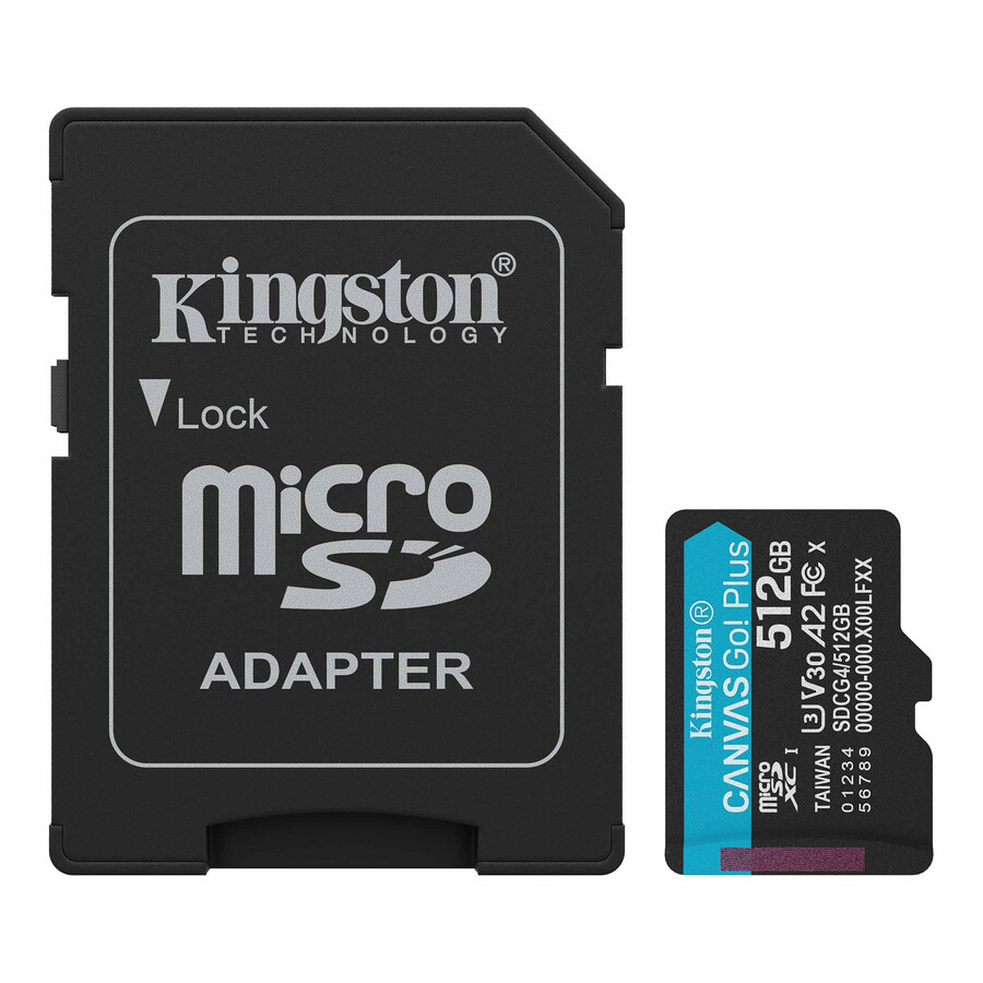 tarjeta de memoria microsd canvas go plus - número de pieza sdcg464gbsp