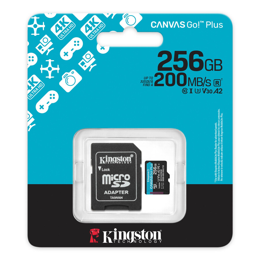 tarjeta de memoria microsd canvas go plus - número de pieza sdcg464gbsp
