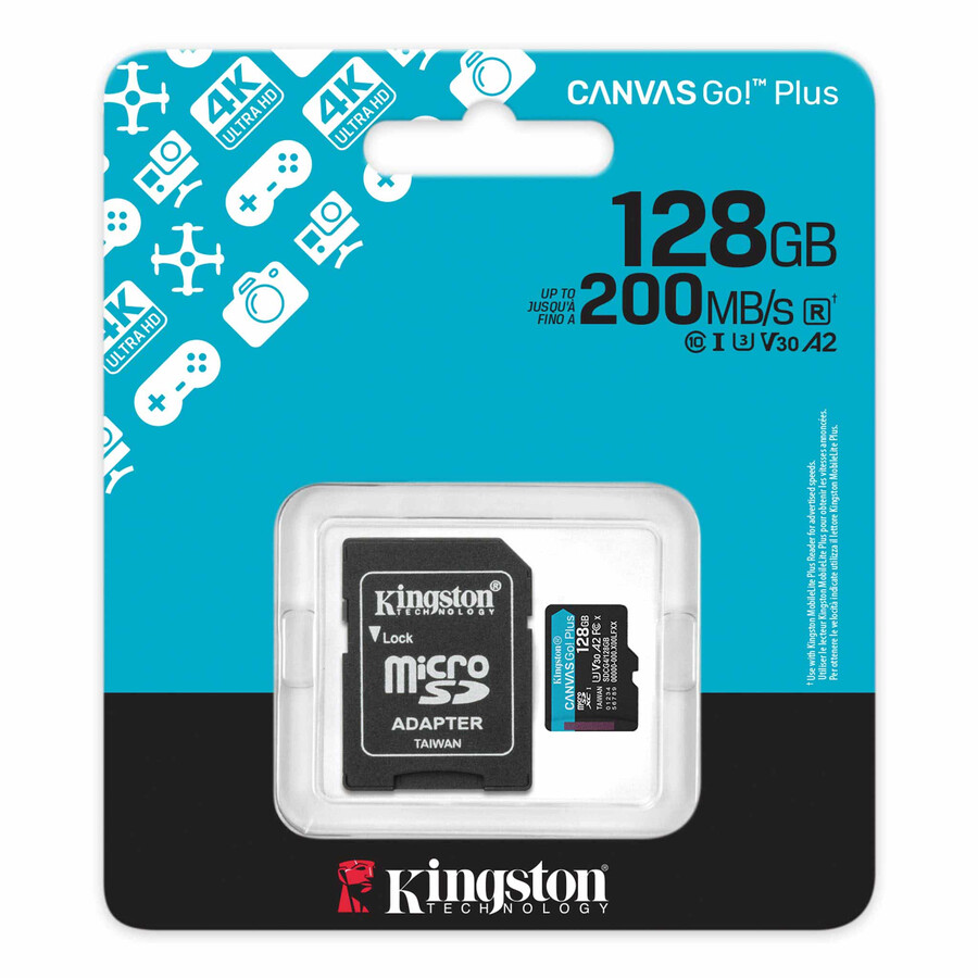 tarjeta de memoria microsd canvas go plus - número de pieza sdcg4256 gb