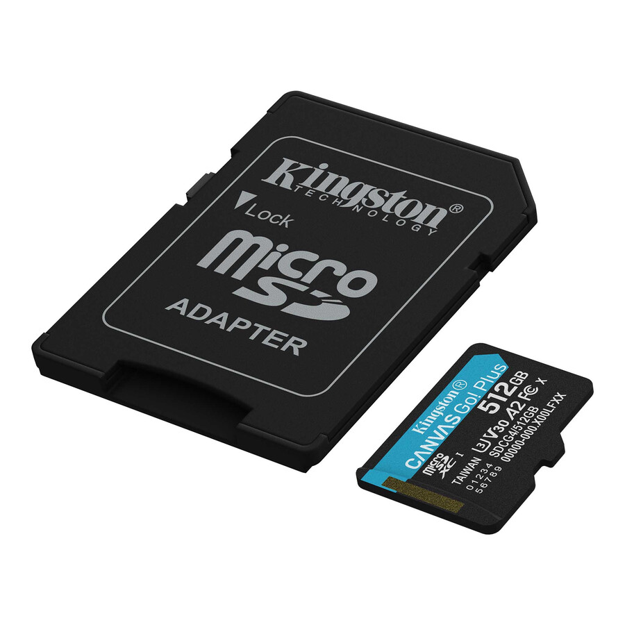 tarjeta de memoria microsd canvas go plus - número de pieza sdcg4512 gb