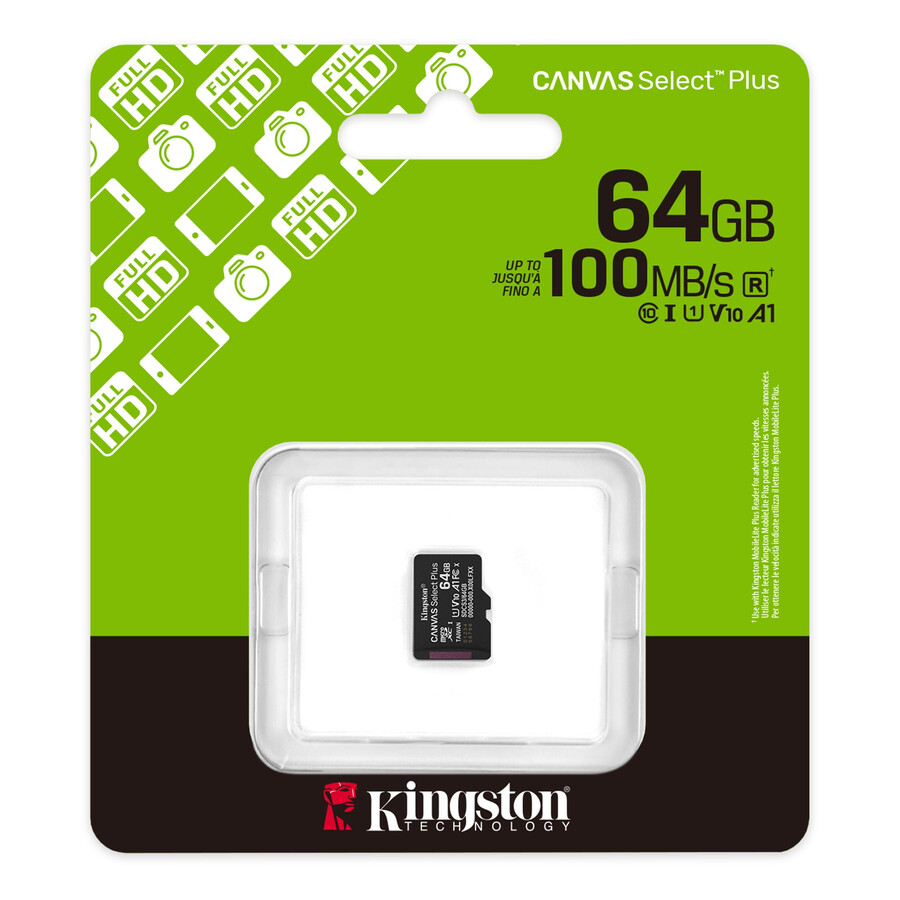 tarjeta de memoria microsd canvas select plus - capacidad = 1 tb adaptador = adaptador sd