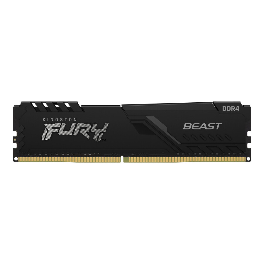 memoria kingston fury beast ddr4 - velocidad=3200 mts capacidad total kit=128 gb kit=kit de 4 dram densidad=16 gbit