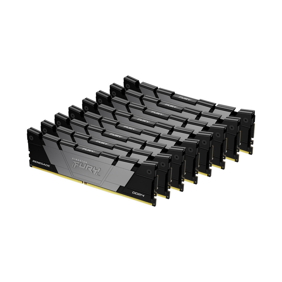 memoria kingston fury renegade ddr4 - velocidad = 4600 mts capacidad total kit = 16 gb kit = kit de 2 dram densidad = 8 gbit