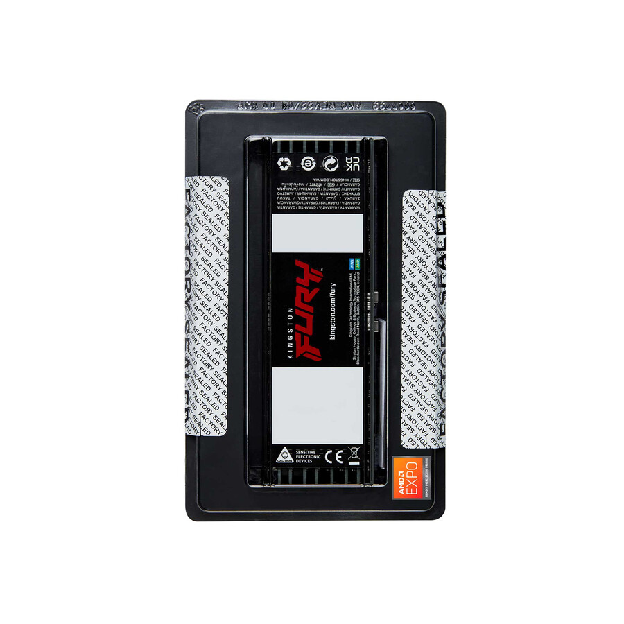 memoria kingston fury renegade pro ddr5 rdimm - velocidad = 5600 mts capacidad total kit = 32 gb kit = módulo único densidad de dram = 16 gbit tipo de perfil = intel xmp