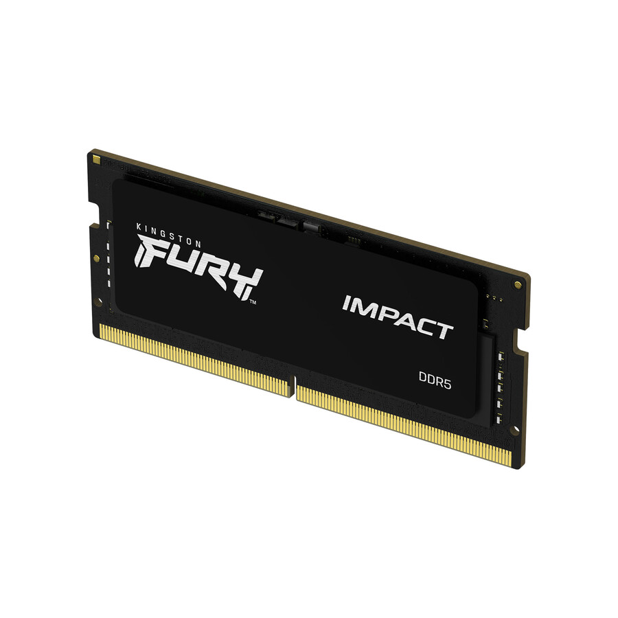 memoria kingston fury impact ddr5 - velocidad = 4800 mts capacidad total kit = 64 gb kit = kit de 2 densidad de dram = 16 gbit tipo de perfil = plug and play