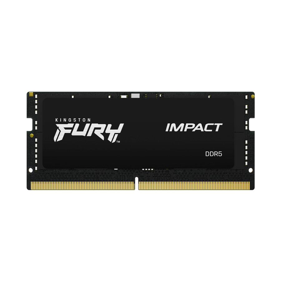 memoria kingston fury impact ddr5 - velocidad = 4800 mts capacidad total kit = 64 gb kit = kit de 2 densidad de dram = 16 gbit tipo de perfil = plug and play