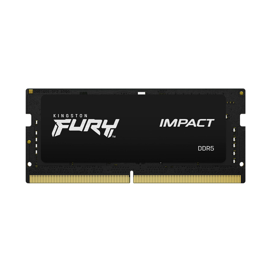 memoria kingston fury impact ddr5 - velocidad = 5600 mts capacidad total kit = 64 gb kit = kit de 2 densidad de dram = 16 gbit tipo de perfil = plug and play