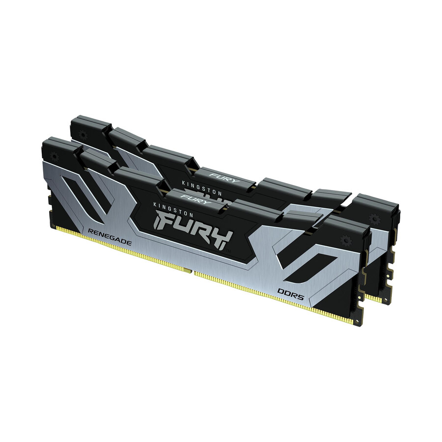 memoria kingston fury renegade ddr5 - tipo de módulo = udimm velocidad = 7600 mts capacidad total kit = 16 gb kit = módulo único densidad de dram = 16 gb color = negro