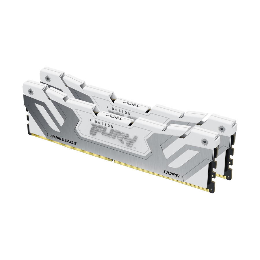 memoria kingston fury renegade ddr5 - tipo de módulo = udimm velocidad = 8000 mts capacidad total kit = 24 gb kit = módulo único densidad de dram = 24 gb color = negro