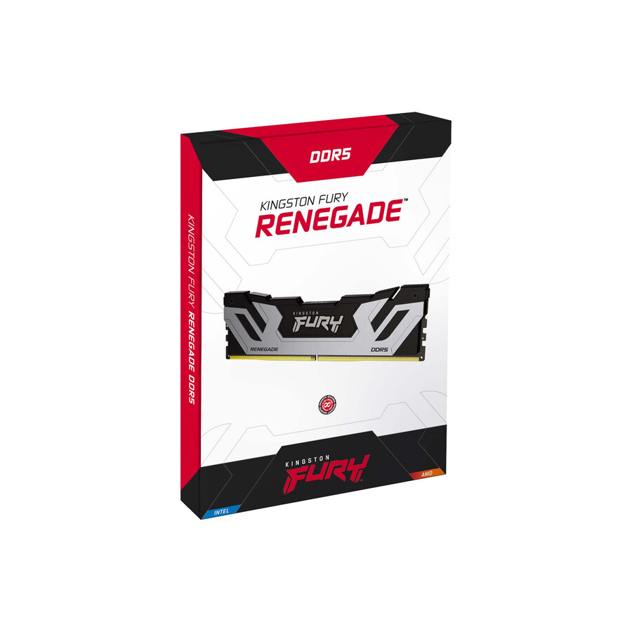 memoria kingston fury renegade ddr5 - tipo de módulo = udimm velocidad = 7200 mts capacidad total kit = 32 gb kit = kit de 2 dram densidad = 16 gbit color = negro