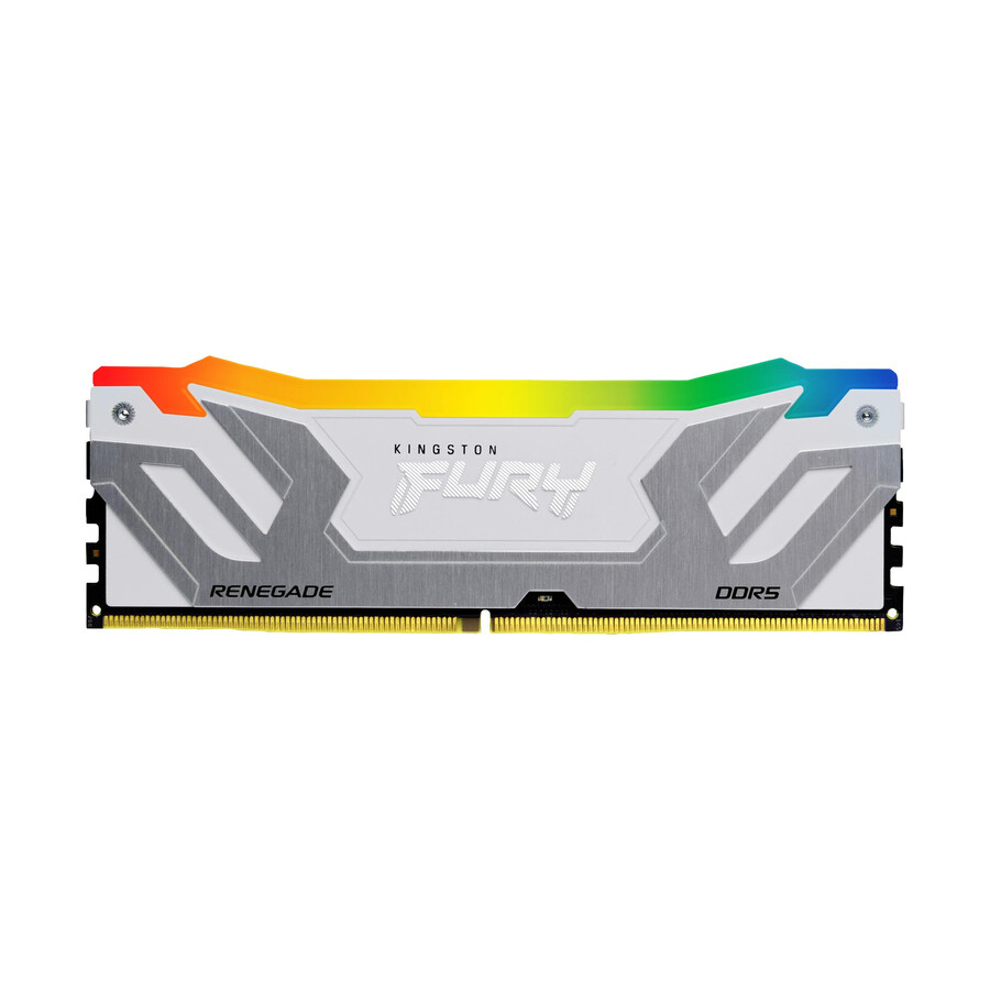 memoria kingston fury renegade ddr5 rgb - tipo de módulo = udimm velocidad = 7200 mts capacidad total kit = 24 gb kit = módulo único densidad de dram = 24 gb color = negro
