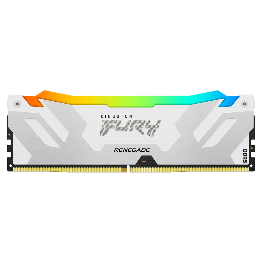 memoria kingston fury renegade ddr5 rgb - tipo de módulo = udimm velocidad = 6400 mts capacidad total kit = 32 gb kit = kit de 2 dram densidad = 16 gbit color = negro
