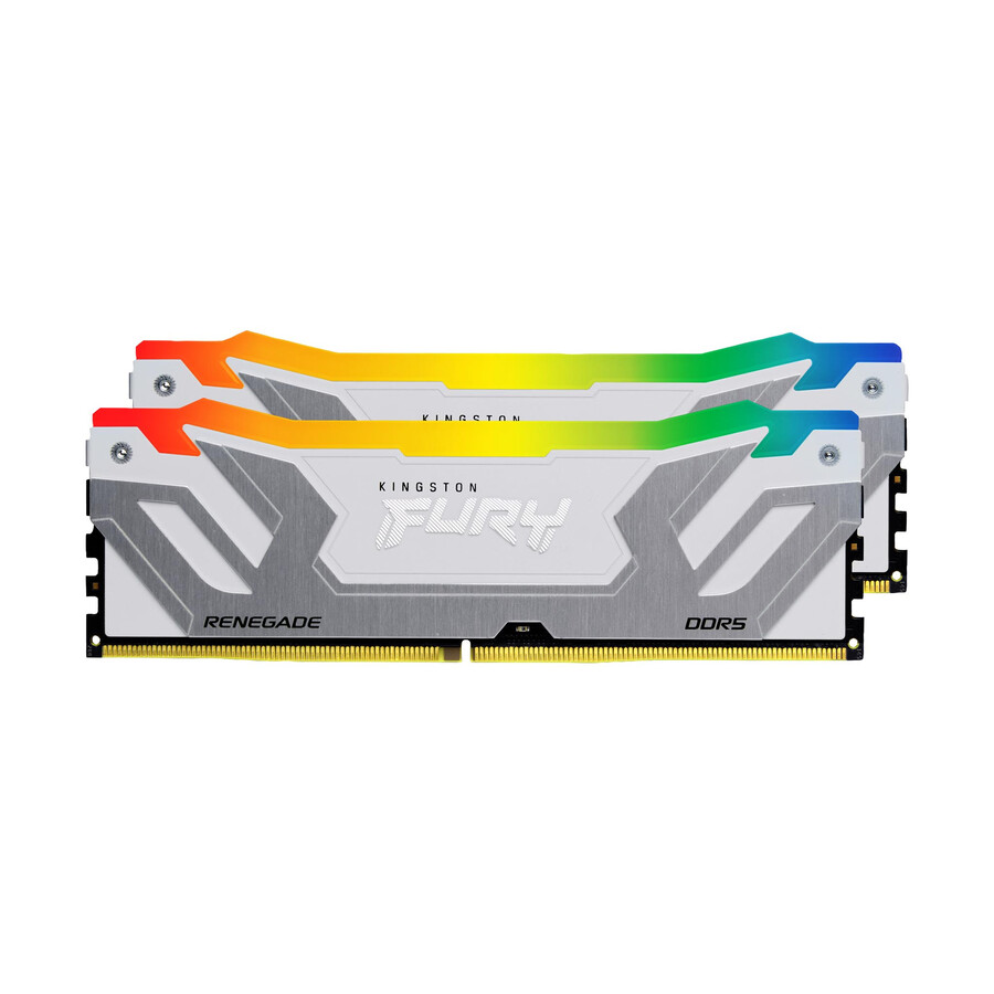 memoria kingston fury renegade ddr5 rgb - tipo de módulo = udimm velocidad = 8000 mts capacidad total kit = 48 gb kit = kit de 2 dram densidad = 24 gb color = negro