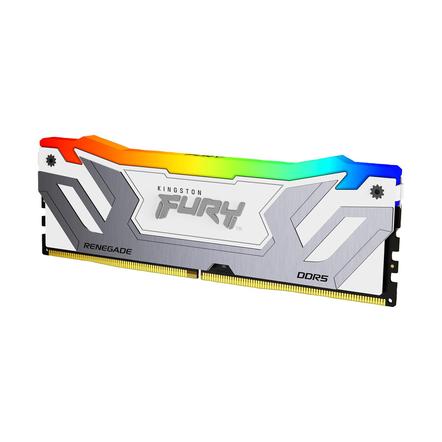 memoria kingston fury renegade ddr5 rgb - tipo de módulo = udimm velocidad = 8000 mts capacidad total kit = 48 gb kit = kit de 2 dram densidad = 24 gb color = negro