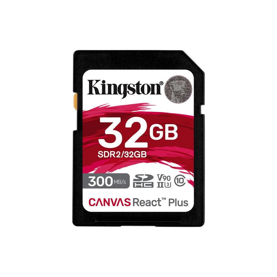 tarjeta de memoria sd canvas react plus - capacidad = 64 gb