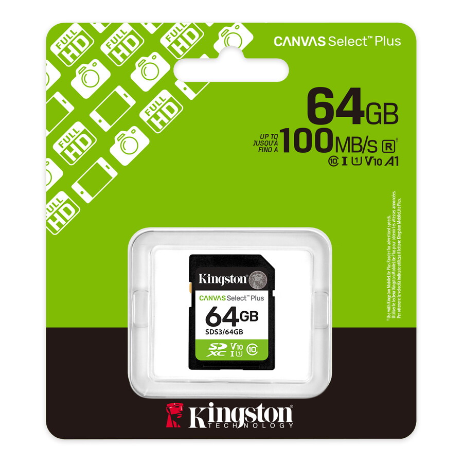 tarjeta de memoria sd canvas select plus - capacidad = 512 gb