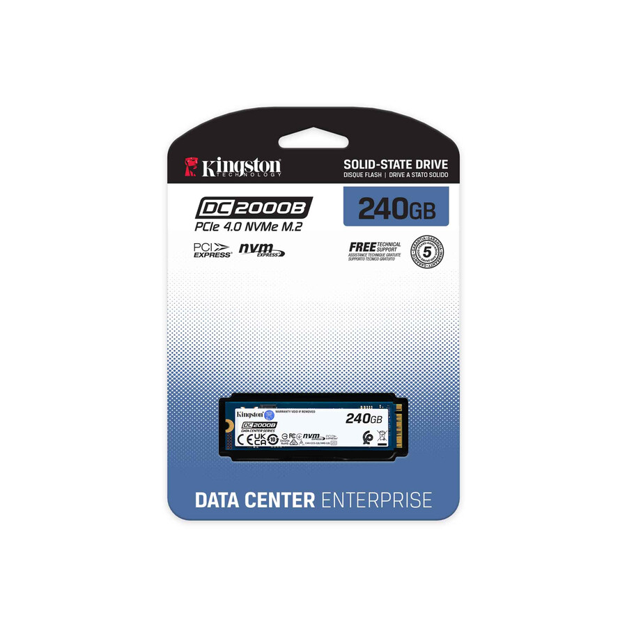 ssd pcie 4.0 nvme m.2 dc2000b - capacidad = 240 gb opciones = disipador térmico