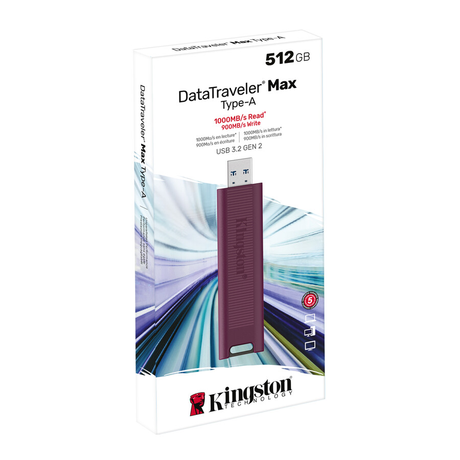 unidad flash datatraveler max usb 3.2 gen 2 series - capacidad = 256 gb conector = usb-a