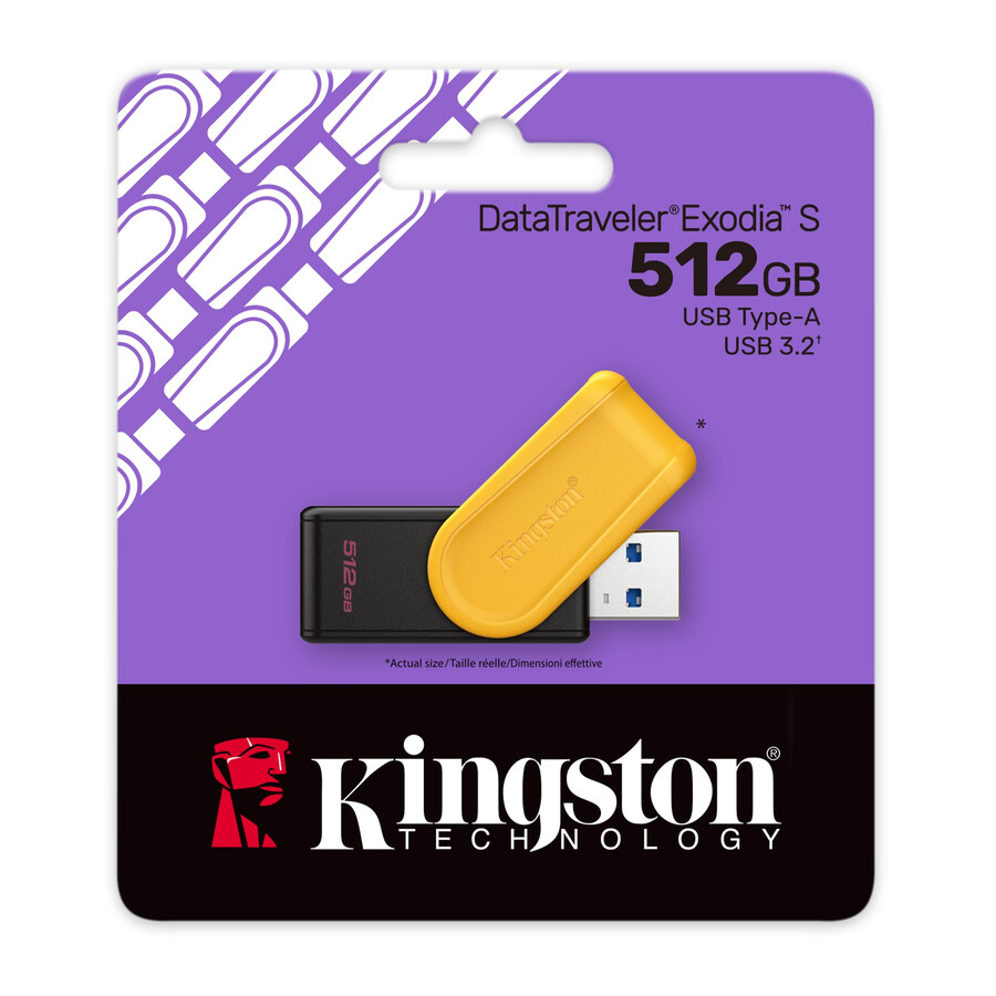 unidad flash usb datatraveler exodia s - capacidad = 512 gb
