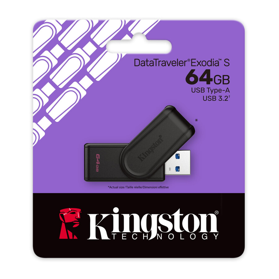 unidad flash usb datatraveler exodia s - capacidad = 512 gb