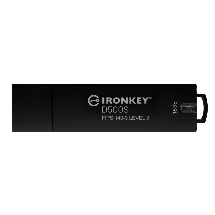 unidad flash usb kingston ironkey d500s - capacidad 16 gb