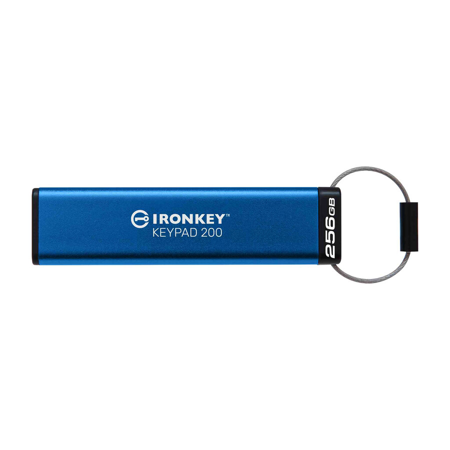 unidad flash usb kingston ironkey keypad serie 200 - capacidad = 512 gb conector = usb-c
