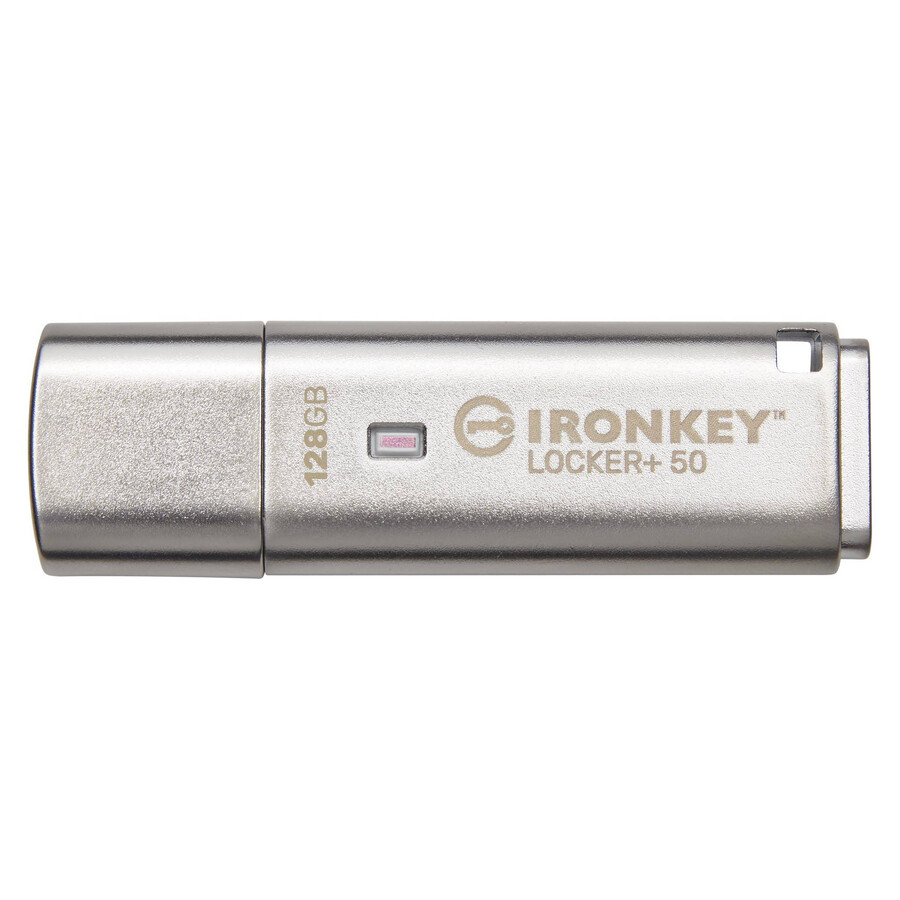 unidad flash usb kingston ironkey locker 50 capacidad 128 gb