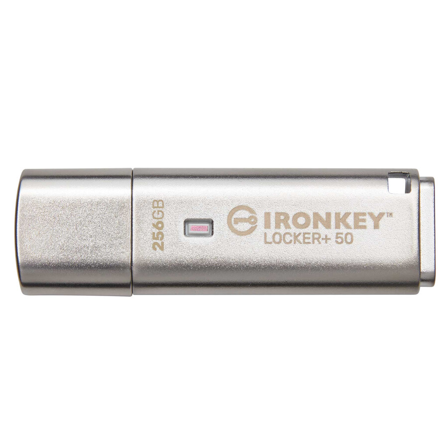 unidad flash usb kingston ironkey locker 50 capacidad 128 gb
